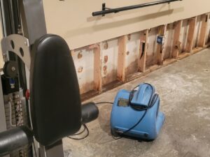 structural drying, water damage, air mover, drying fan