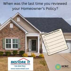 Review your homeowner's policy